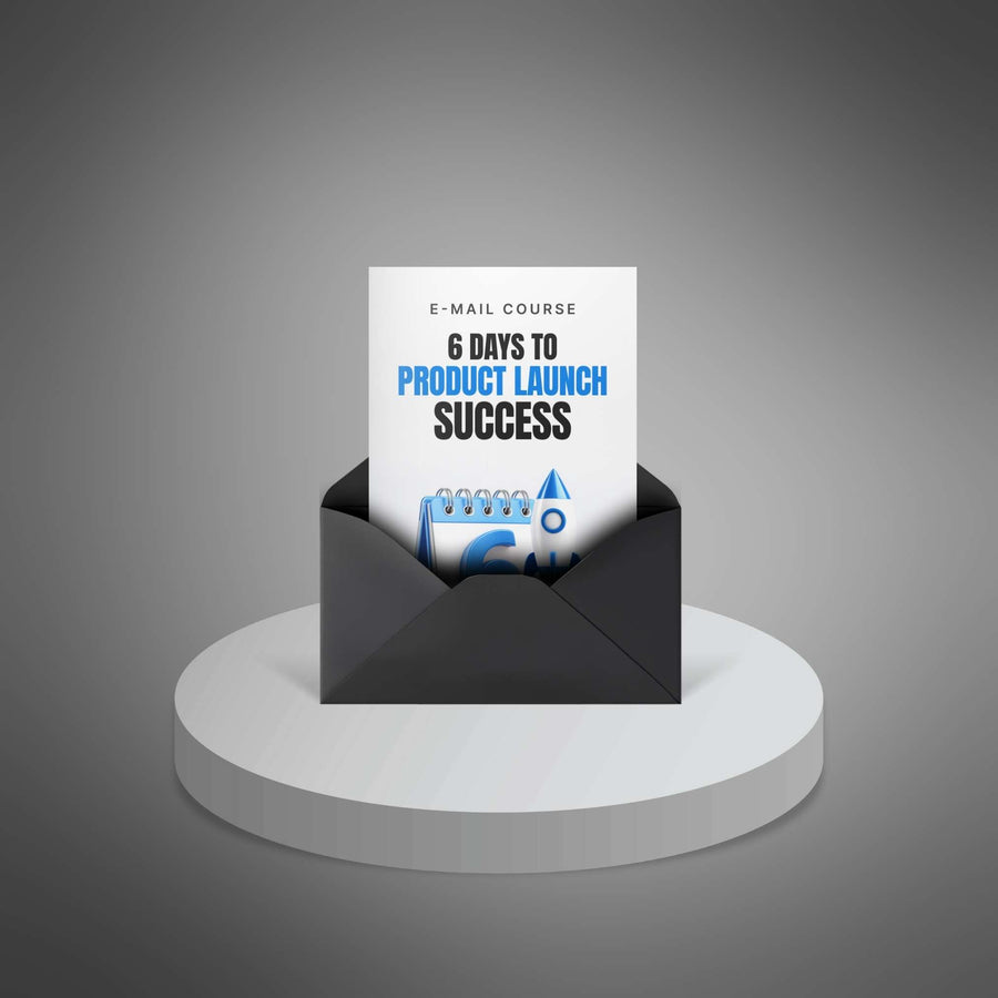 6 Days to Product Launch Success - SuitYou marketing and growth course