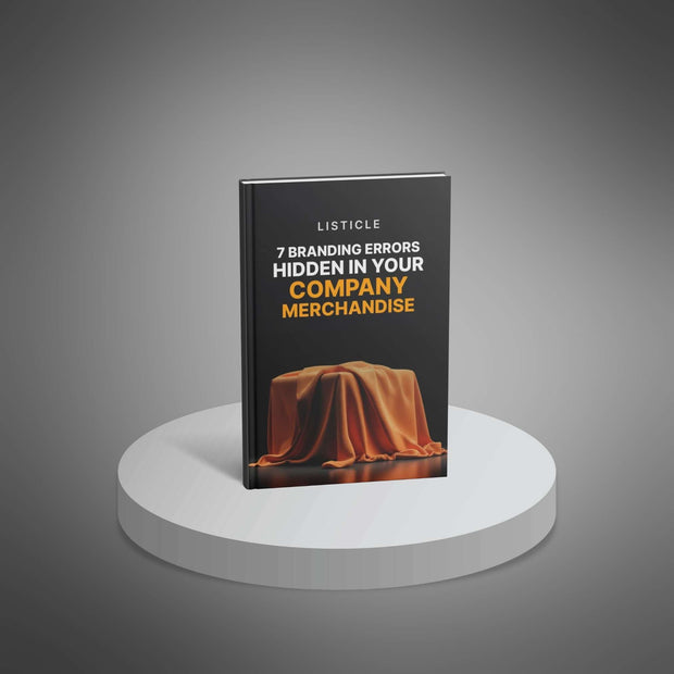 7 Branding Errors Hidden in Your Company Merchandise - SuitYou marketing and growth quick guide