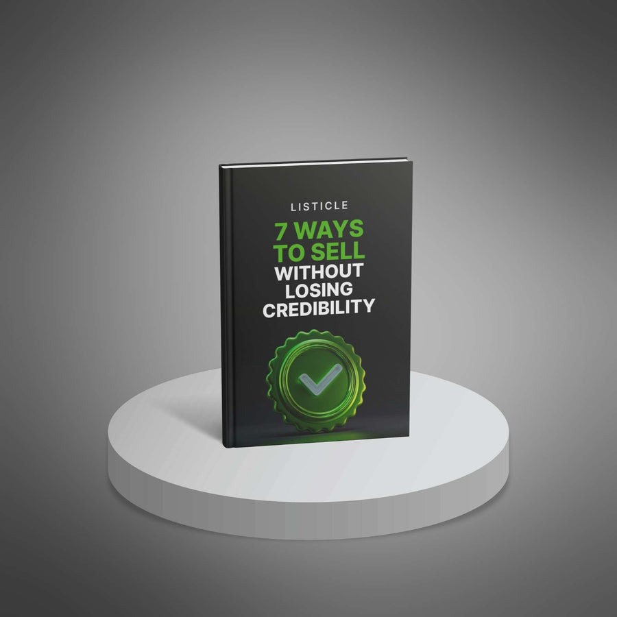 7 Ways to Sell Without Losing Credibility - SuitYou marketing and growth quick guide