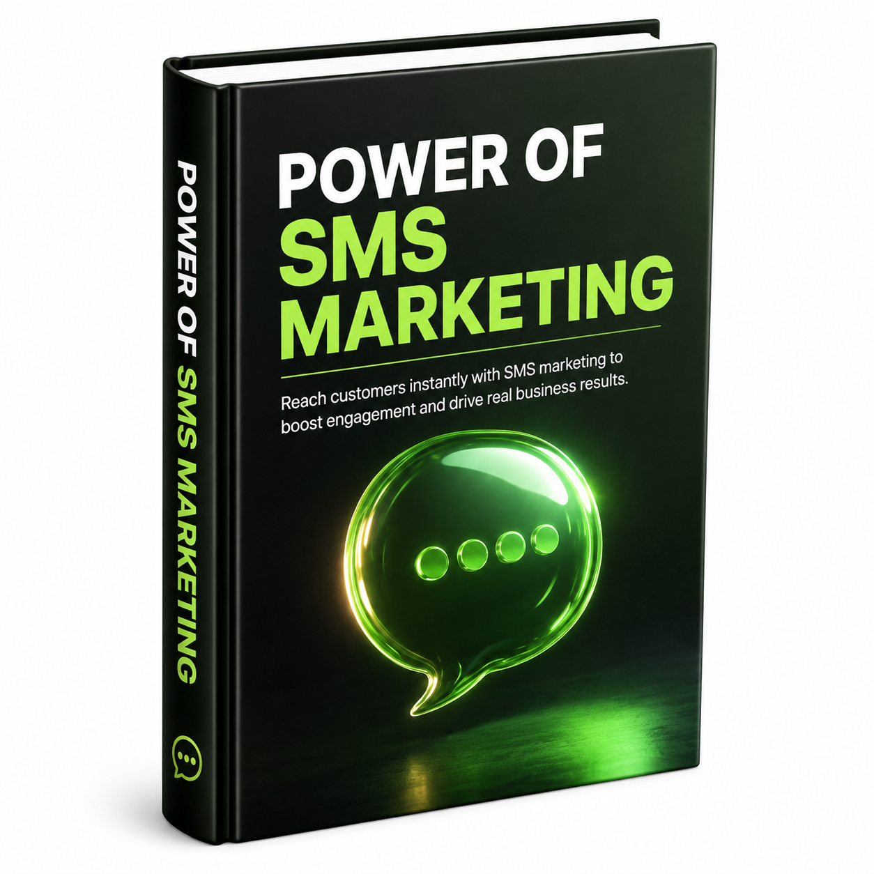Power of SMS Marketing ebook & guide cover
