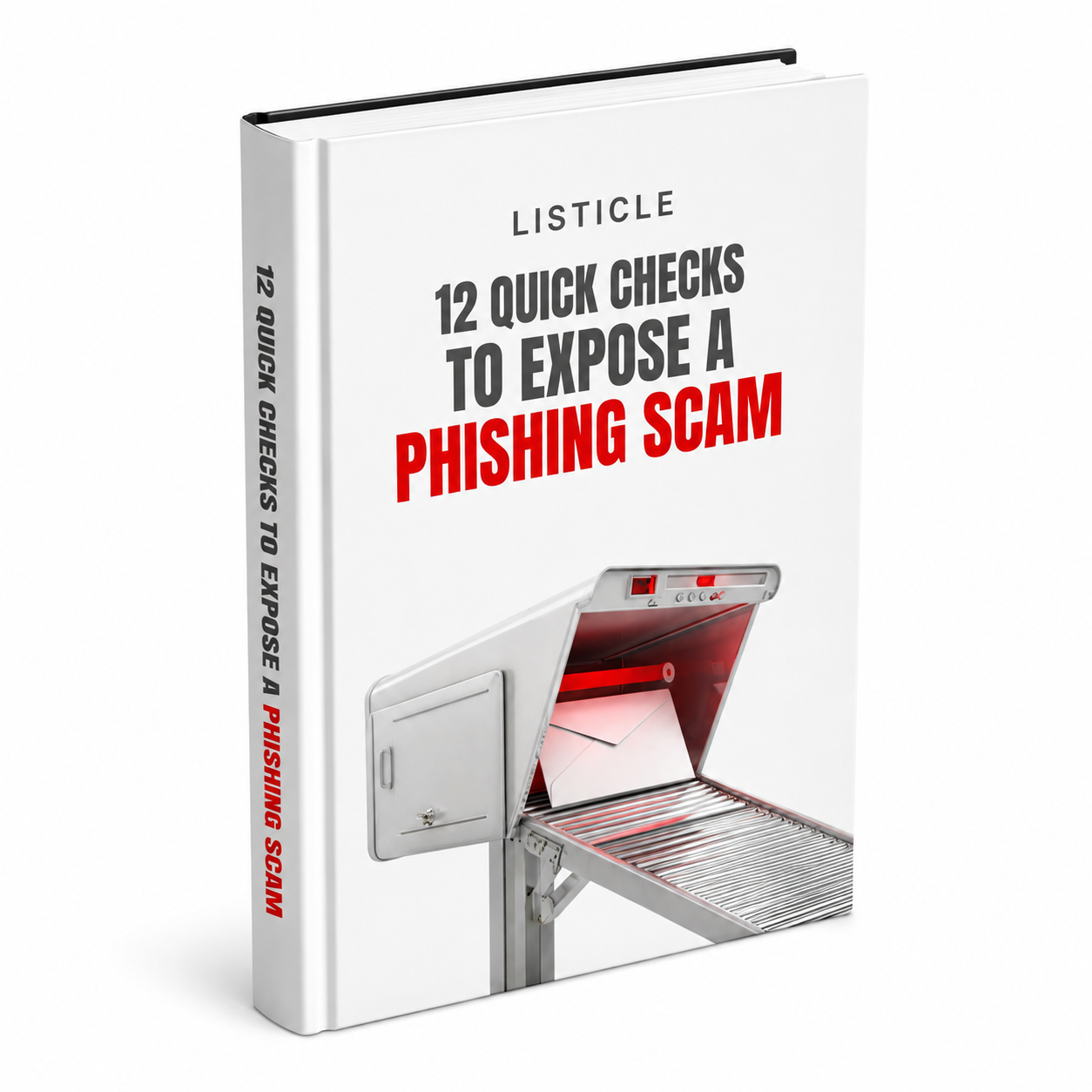 12 Quick Checks to Expose a Phishing Scam guide cover
