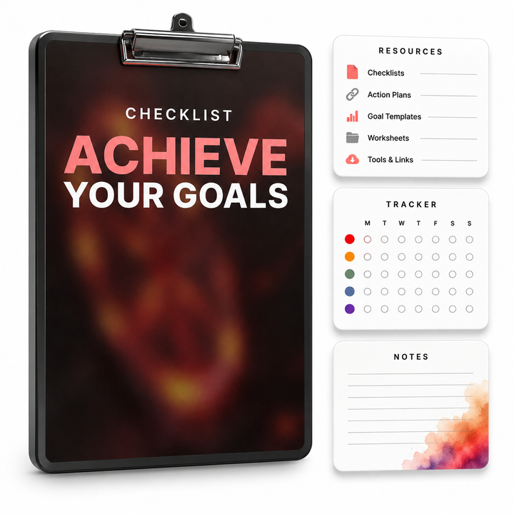 Achieve Your Goals checklist cover