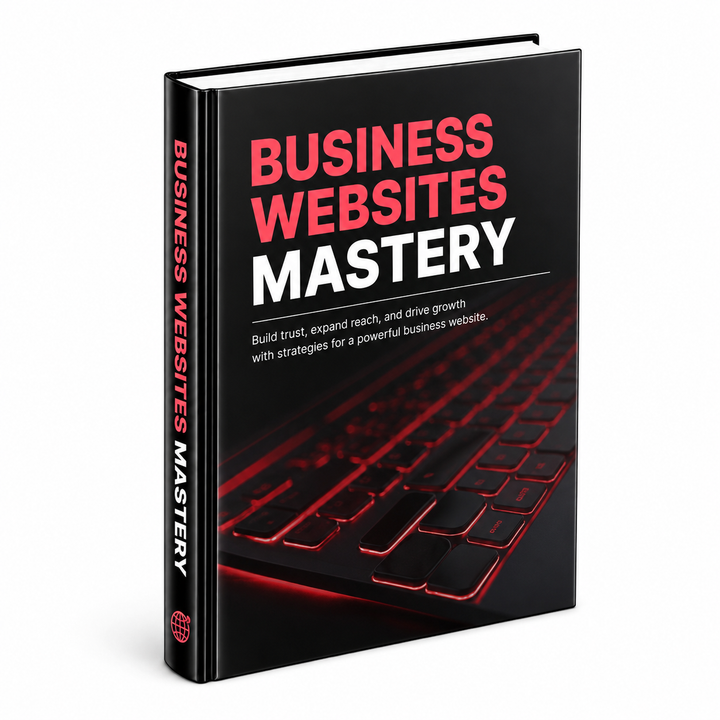Business Websites Mastery ebook & guide cover