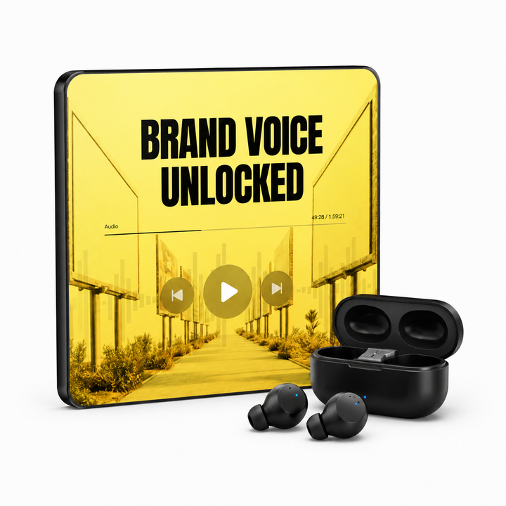Brand Voice Unlocked audiobook cover