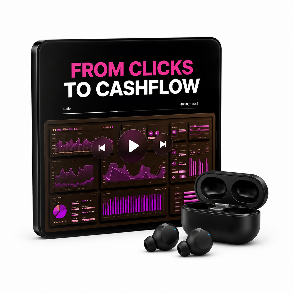 From Clicks to Cashflow audiobook cover