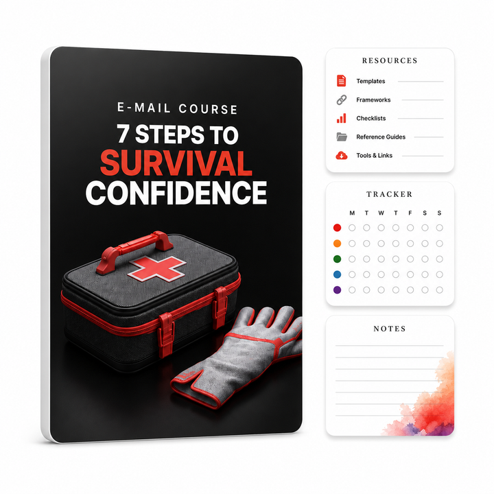 7 Steps to Survival Confidence checklist cover