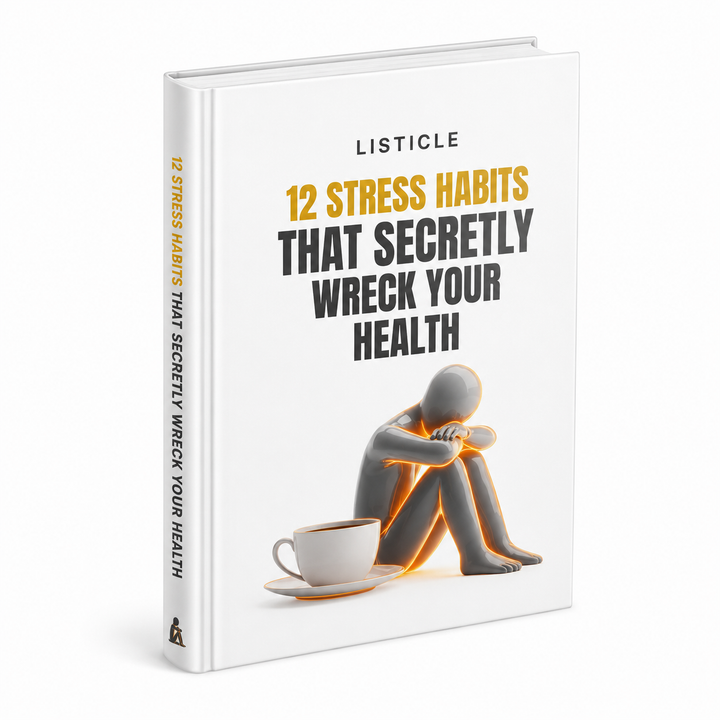 12 Stress Habits That Secretly Wreck Your Health ebook & guide cover