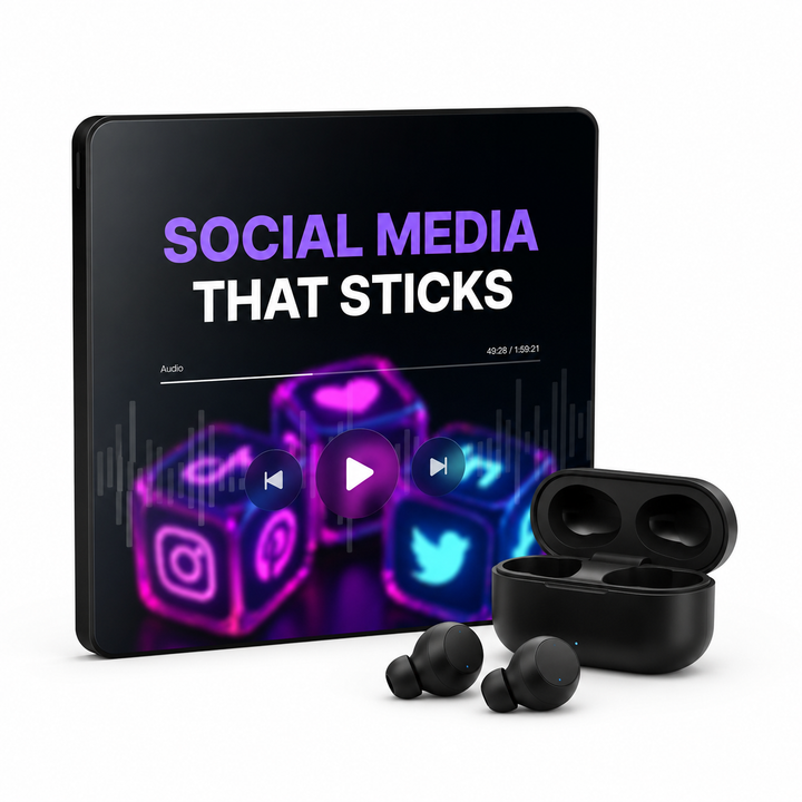 Social Media That Sticks audiobook cover