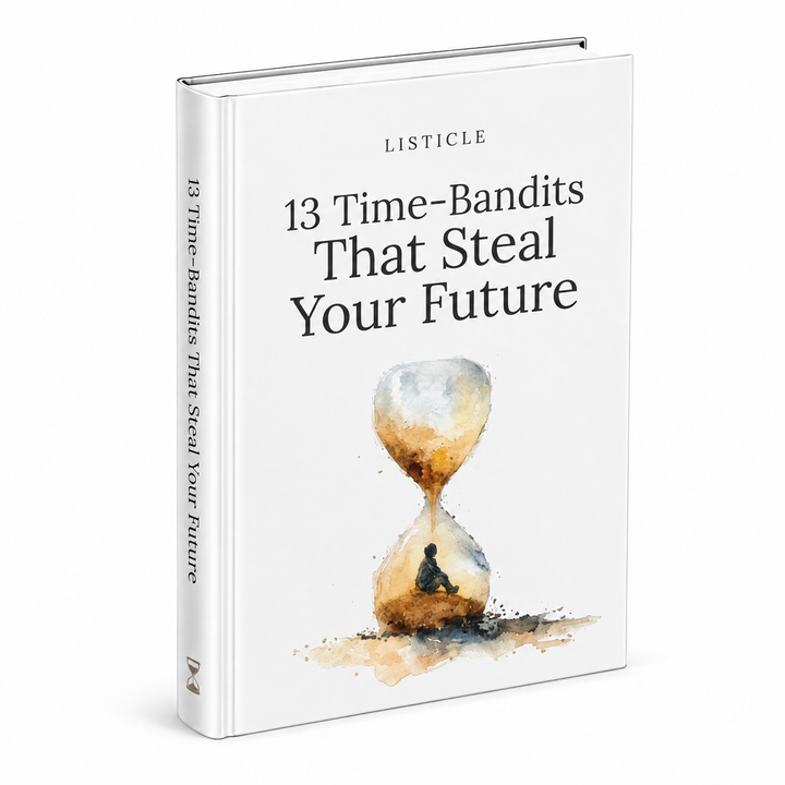 13 Time-Bandits That Steal Your Future ebook & guide cover