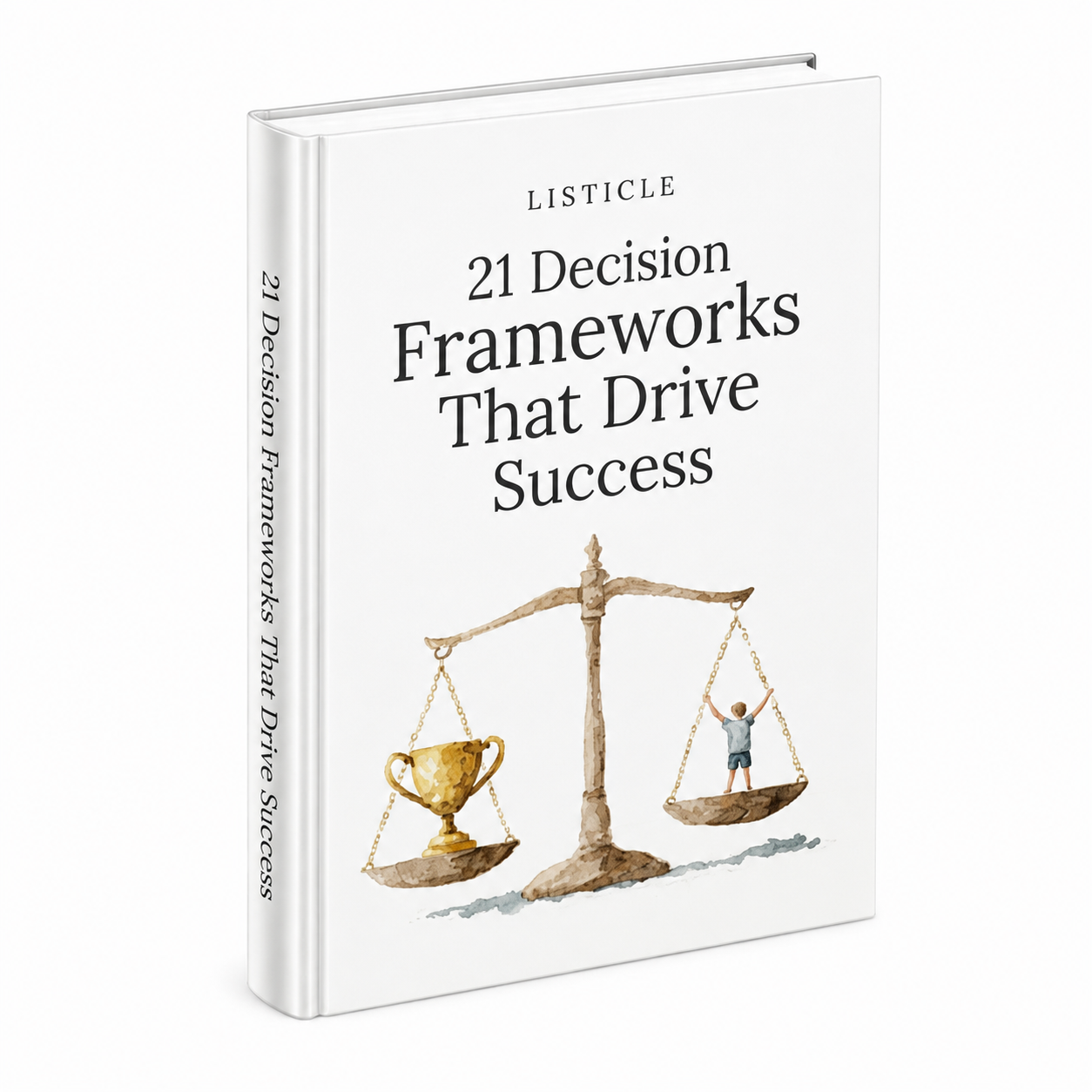 21 Decision Frameworks That Drive Success ebook & guide cover