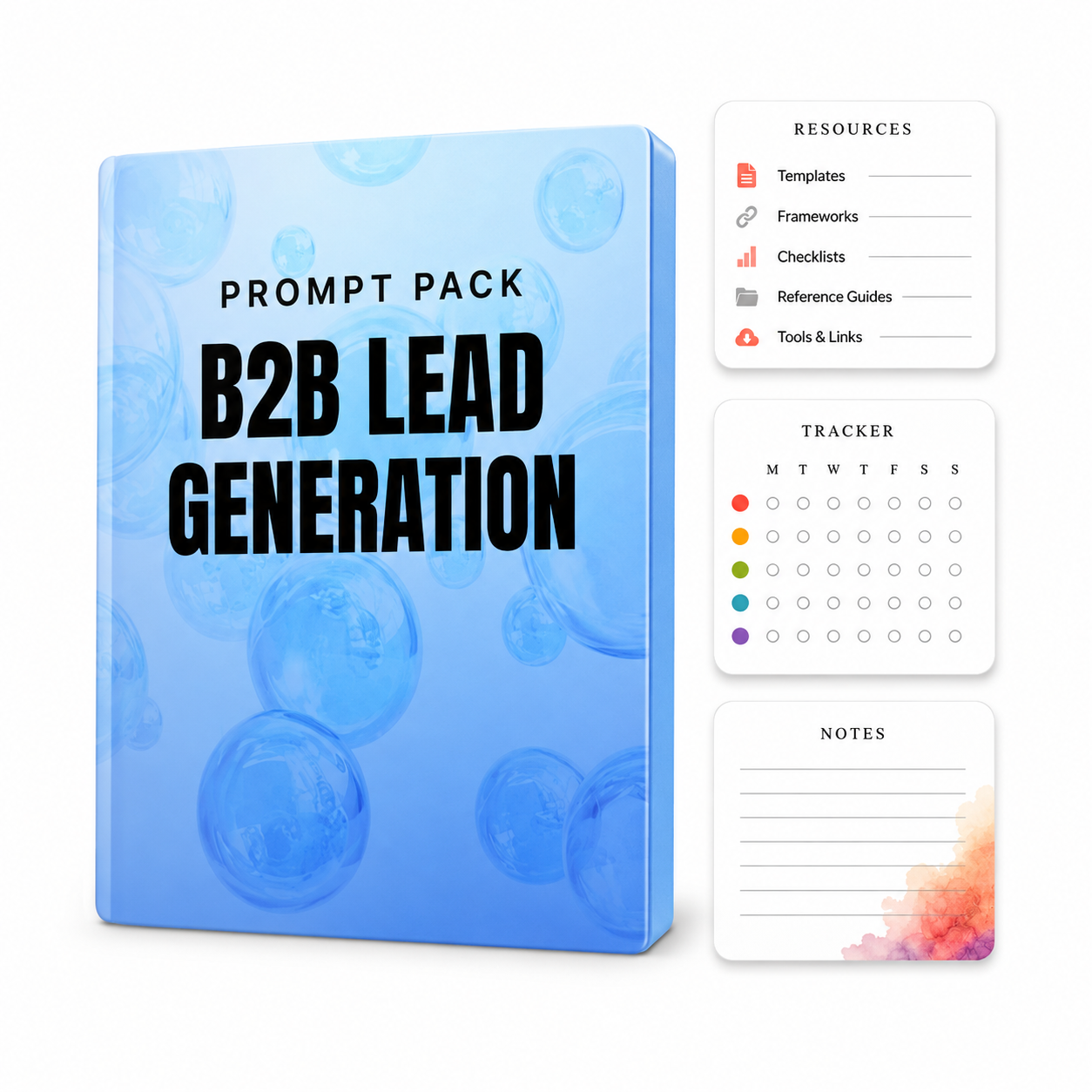 B2B Lead Generation template & tool cover