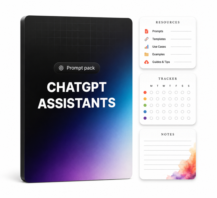 ChatGPT Assistants Prompts template & tool cover