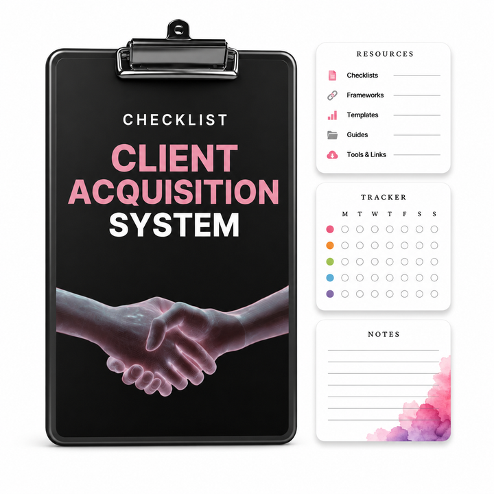Client Acquisition System checklist cover