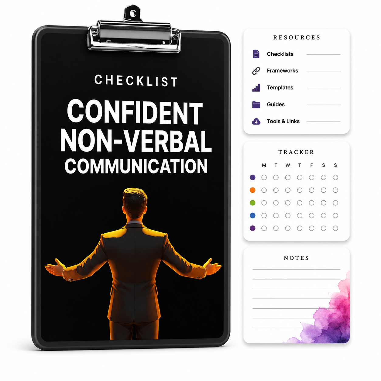 Confident Non-Verbal Communication checklist cover