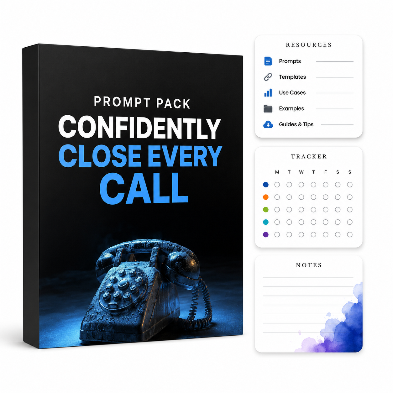 Confidently Close Every Call - AI Prompt Pack template & tool cover