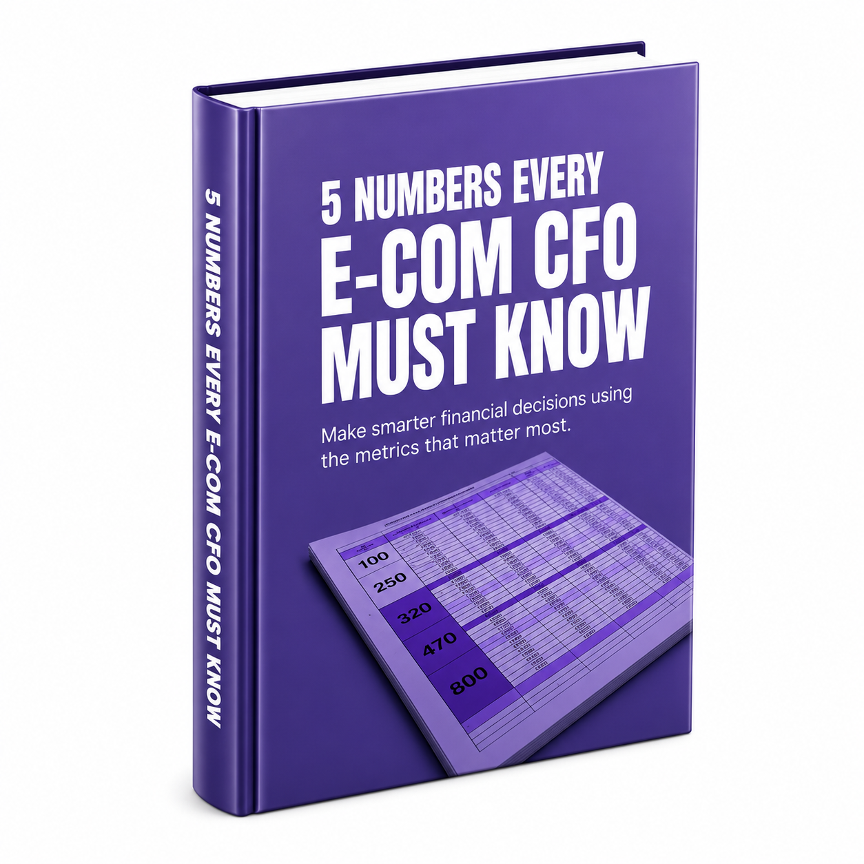 5 Numbers Every E-Commerce CFO Must Know - Online Business guide cover