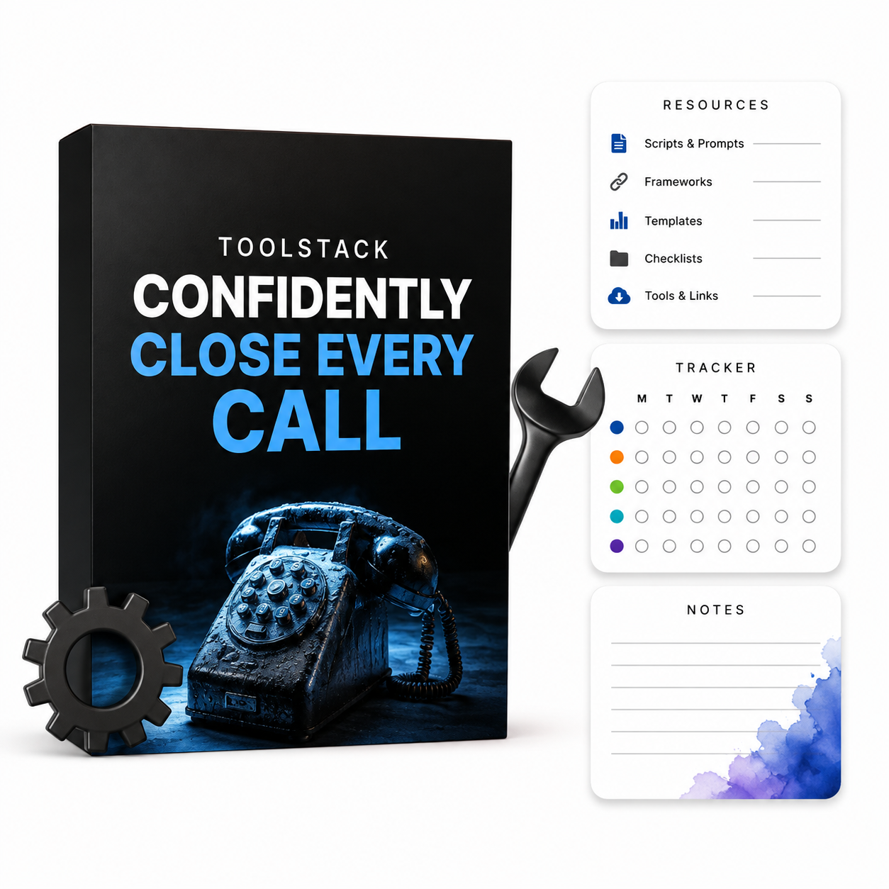 Confidently Close Every Call - Toolstack template & tool cover