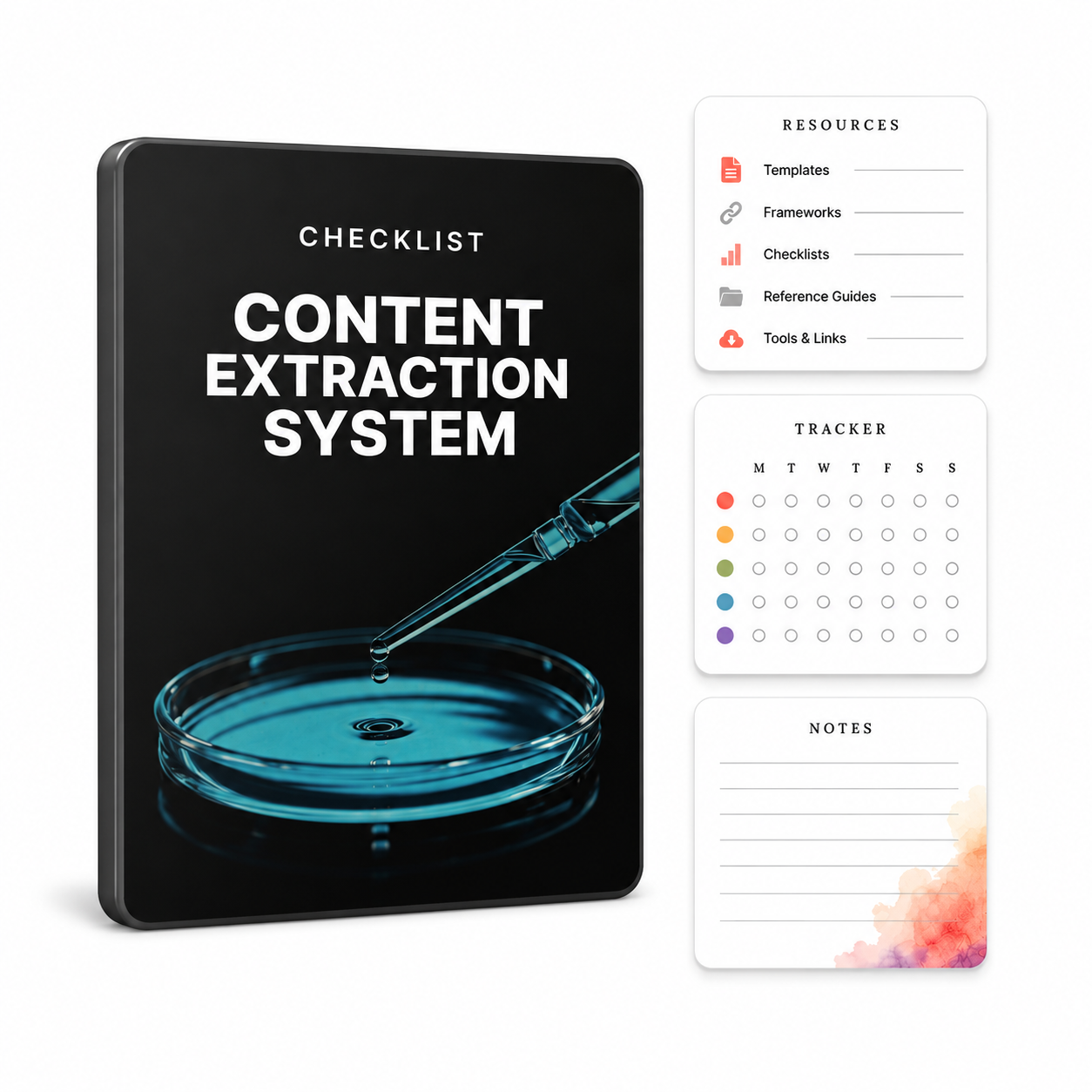 Content Extraction System checklist cover