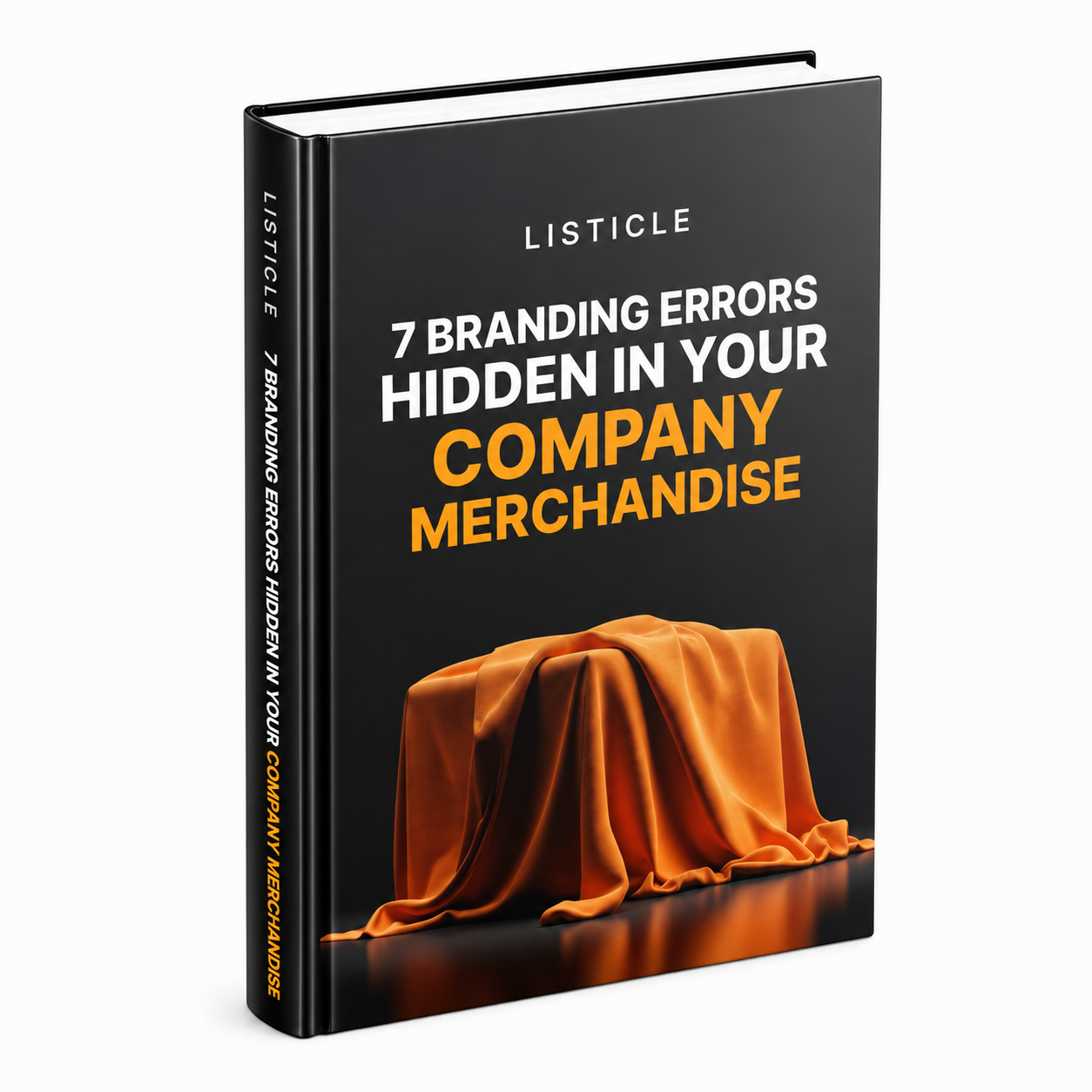 7 Branding Errors Hidden in Your Company Merchandise ebook & guide cover