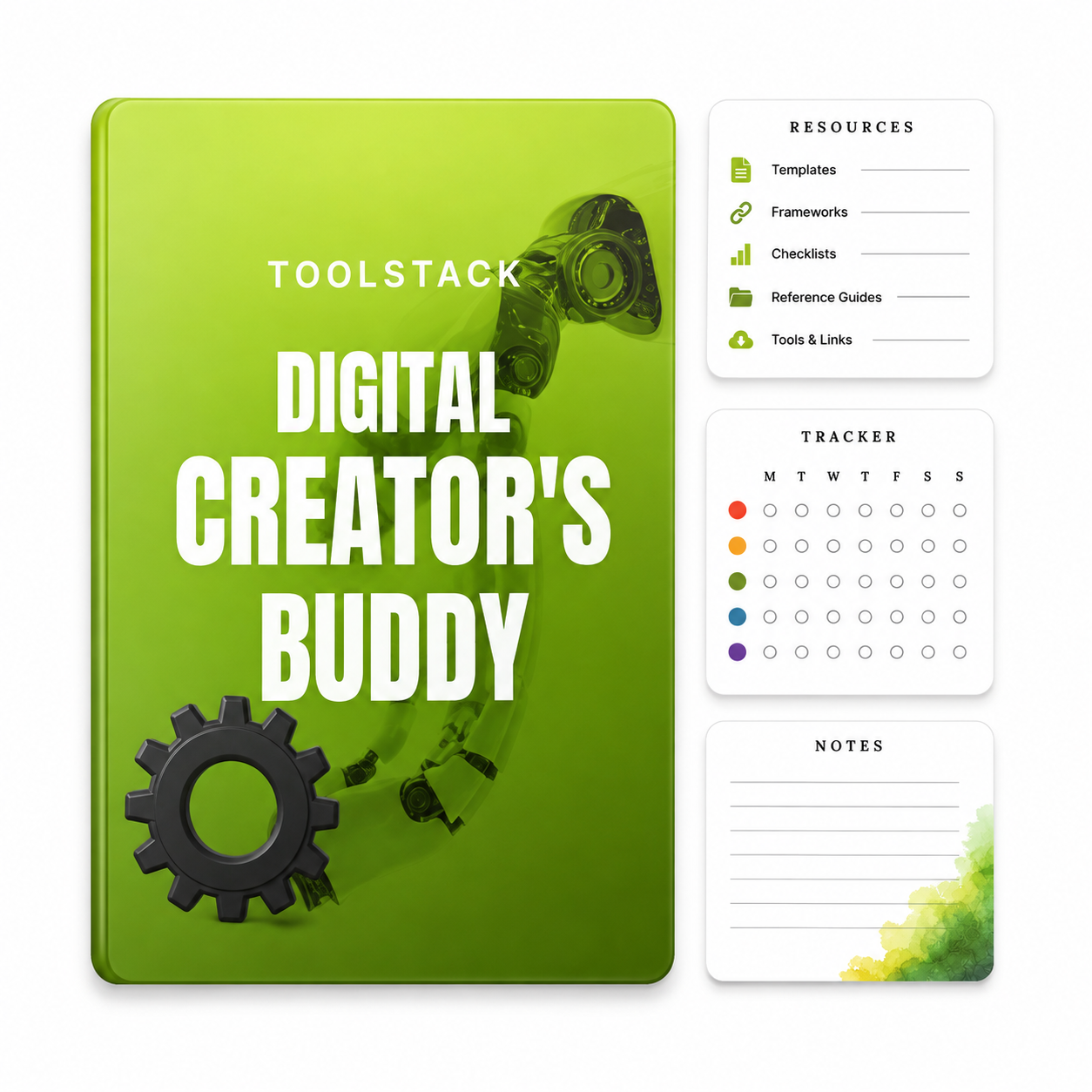 Digital Creator’s Buddy template & tool cover