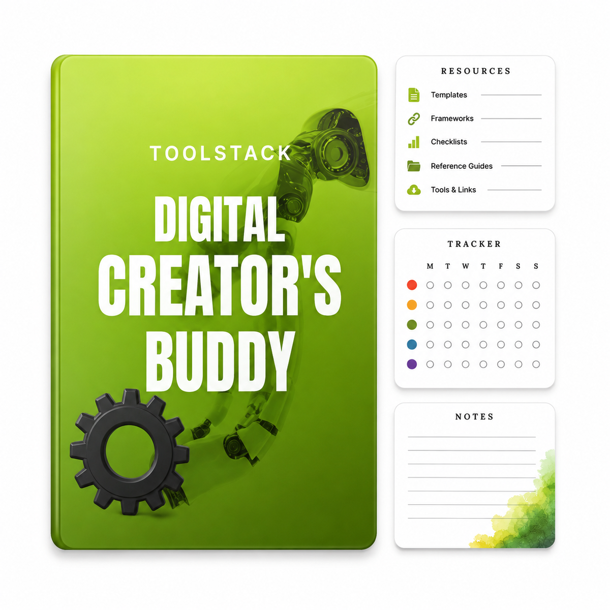 Digital Creator’s Buddy template & tool cover