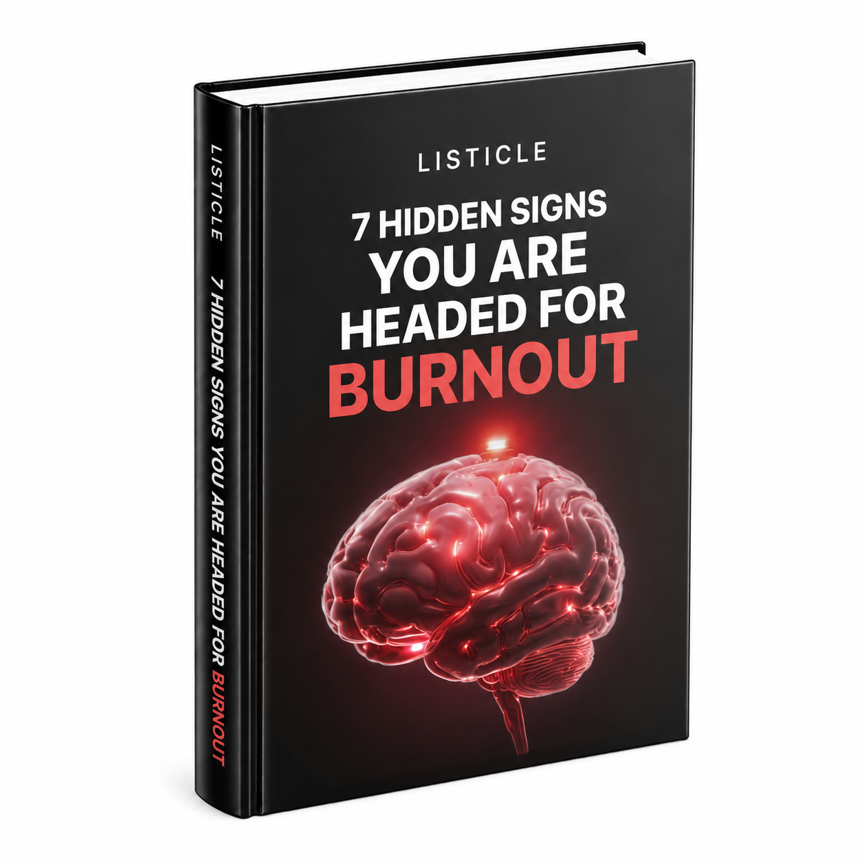 7 Hidden Signs You Are Headed for Burnout ebook & guide cover