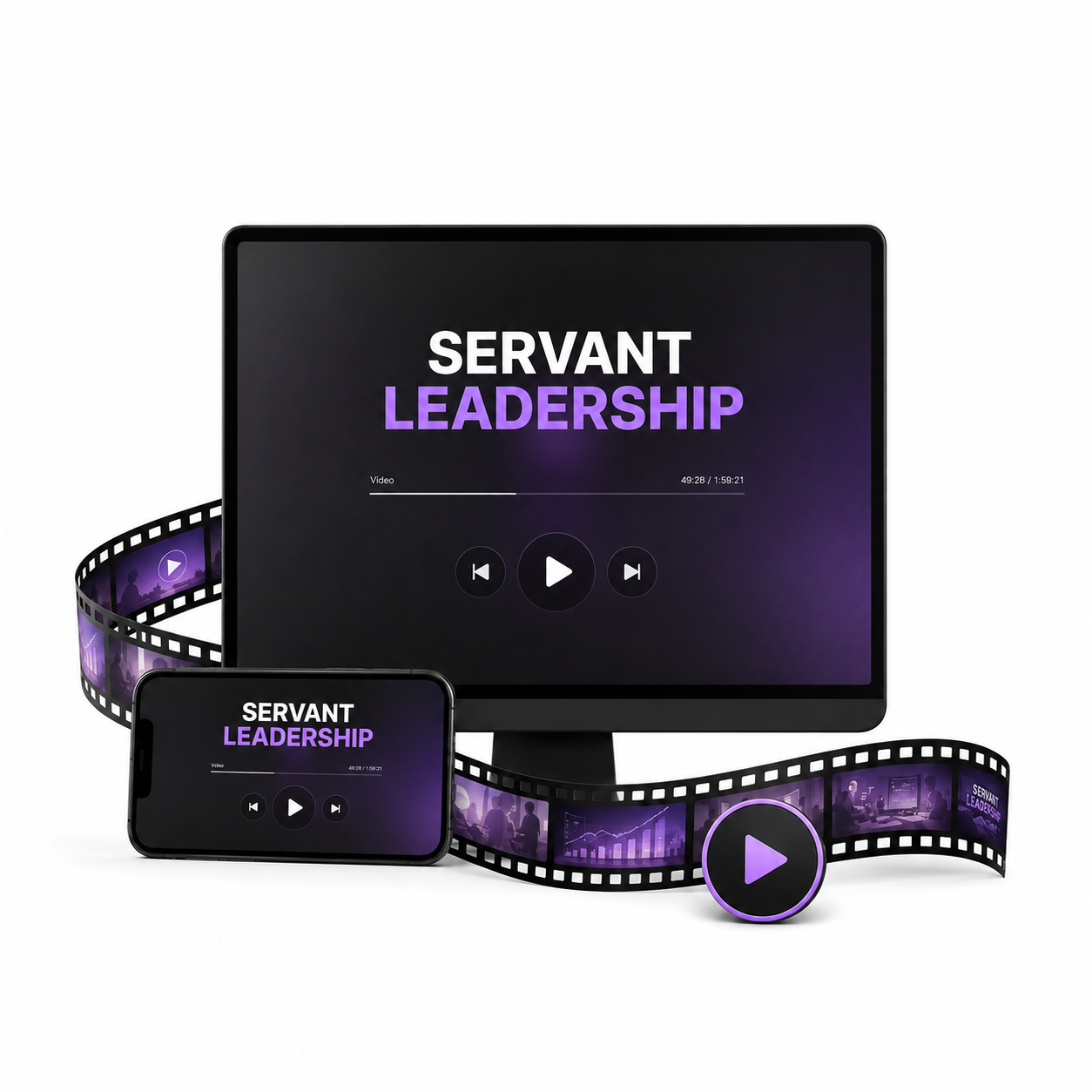 The Art of Servant Leadership video course cover