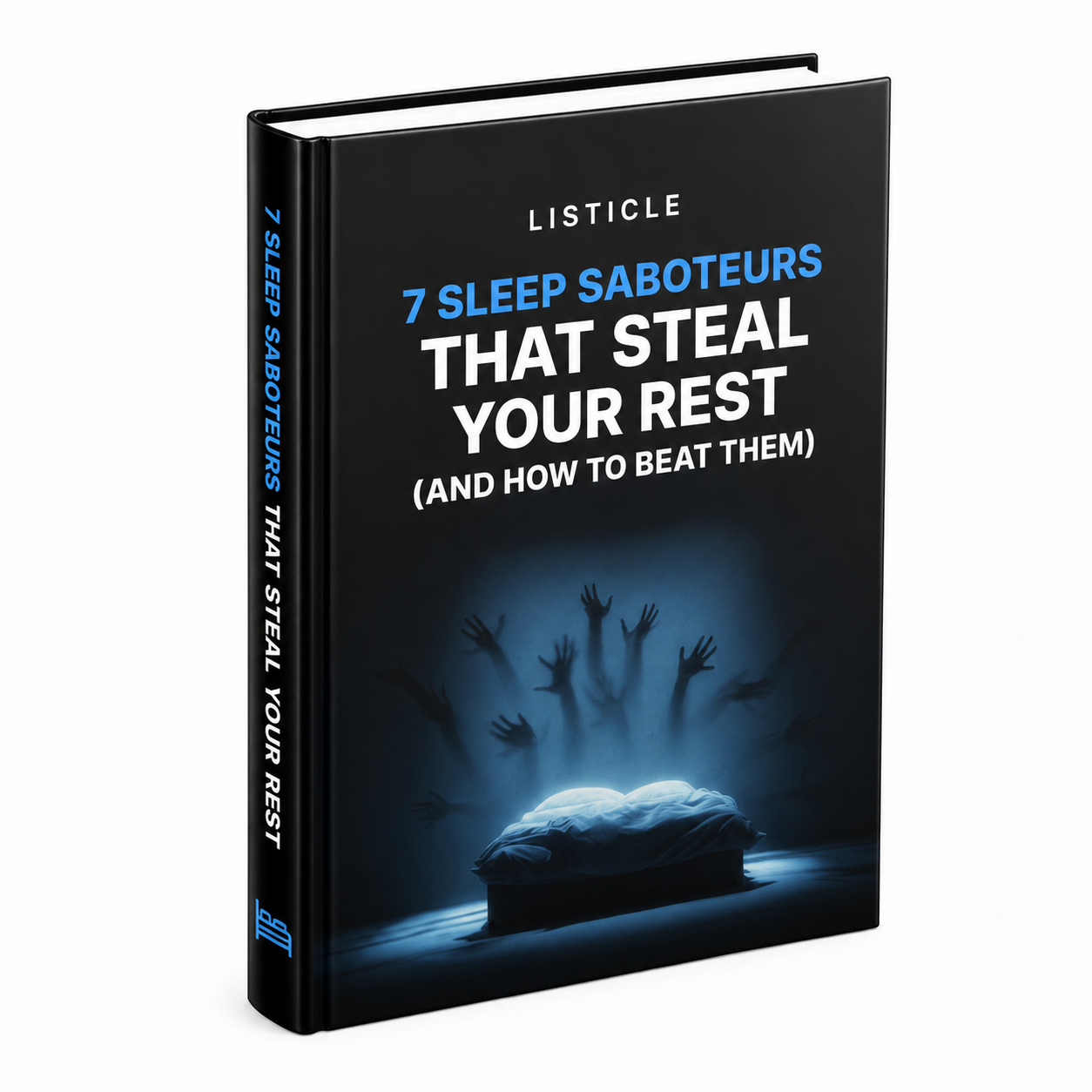7 Sleep Saboteurs That Steal Your Rest ebook & guide cover