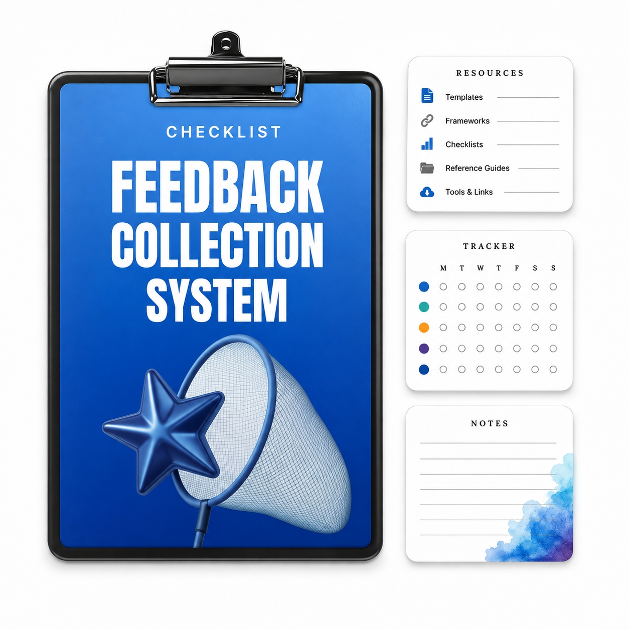Customer Feedback Collection System Setup checklist cover