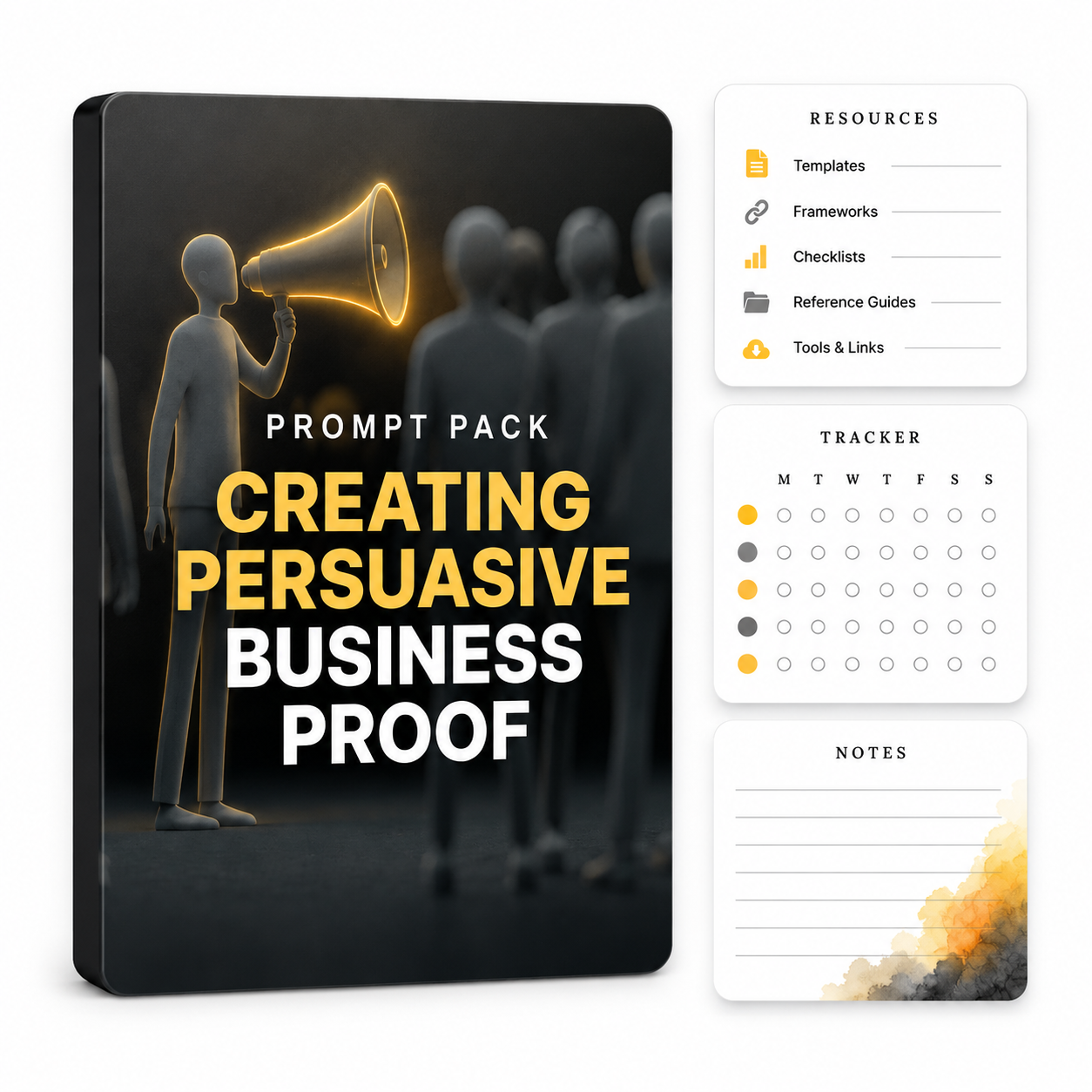Creating Persuasive Business Proof template & tool cover