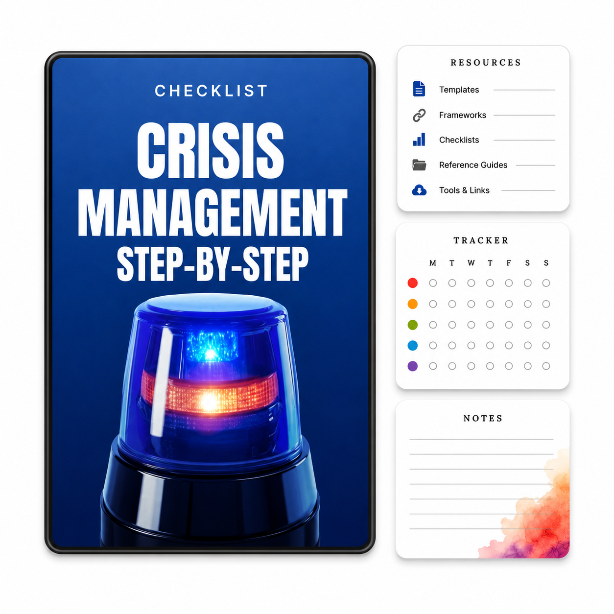 Crisis Management Step-by-Step checklist cover