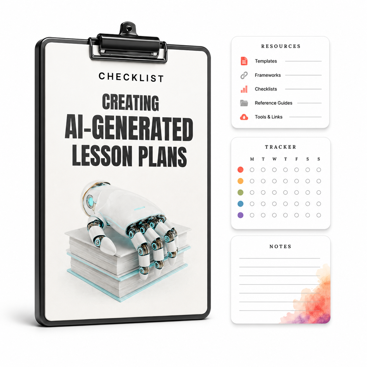 Creating Effective AI-Generated Lesson Plans checklist cover