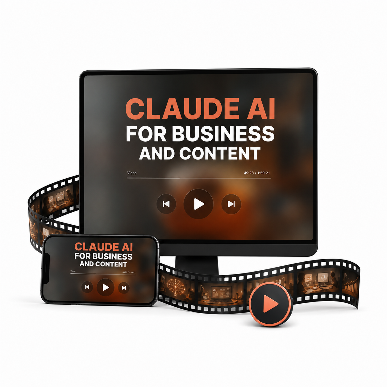 Claude AI for Business and Content video course cover