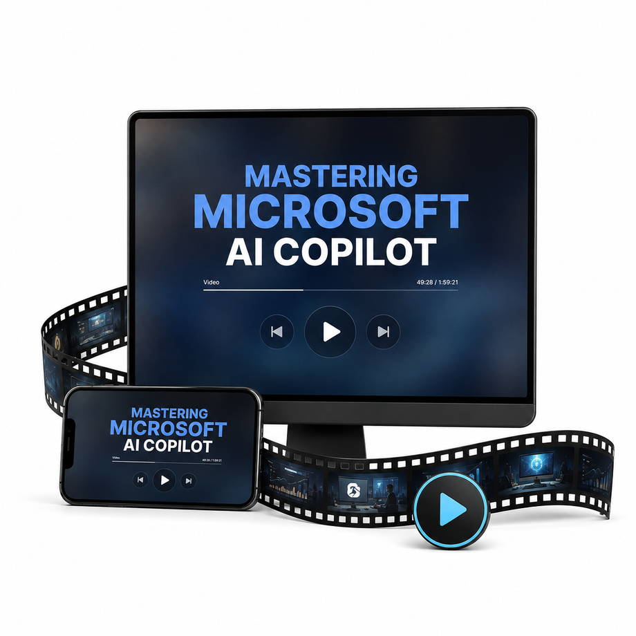 Mastering Microsoft AI CoPilot video course cover