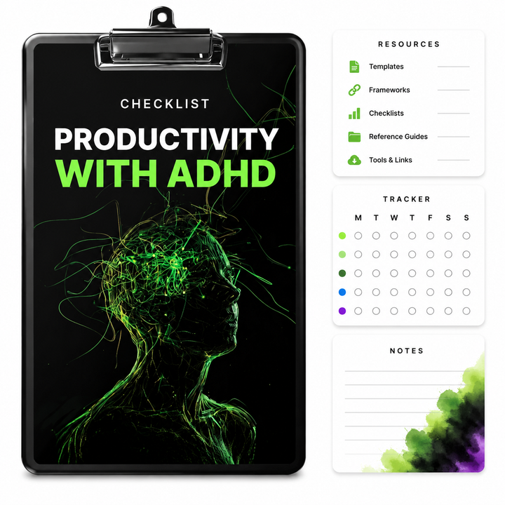 Productivity with ADHD - Checklist