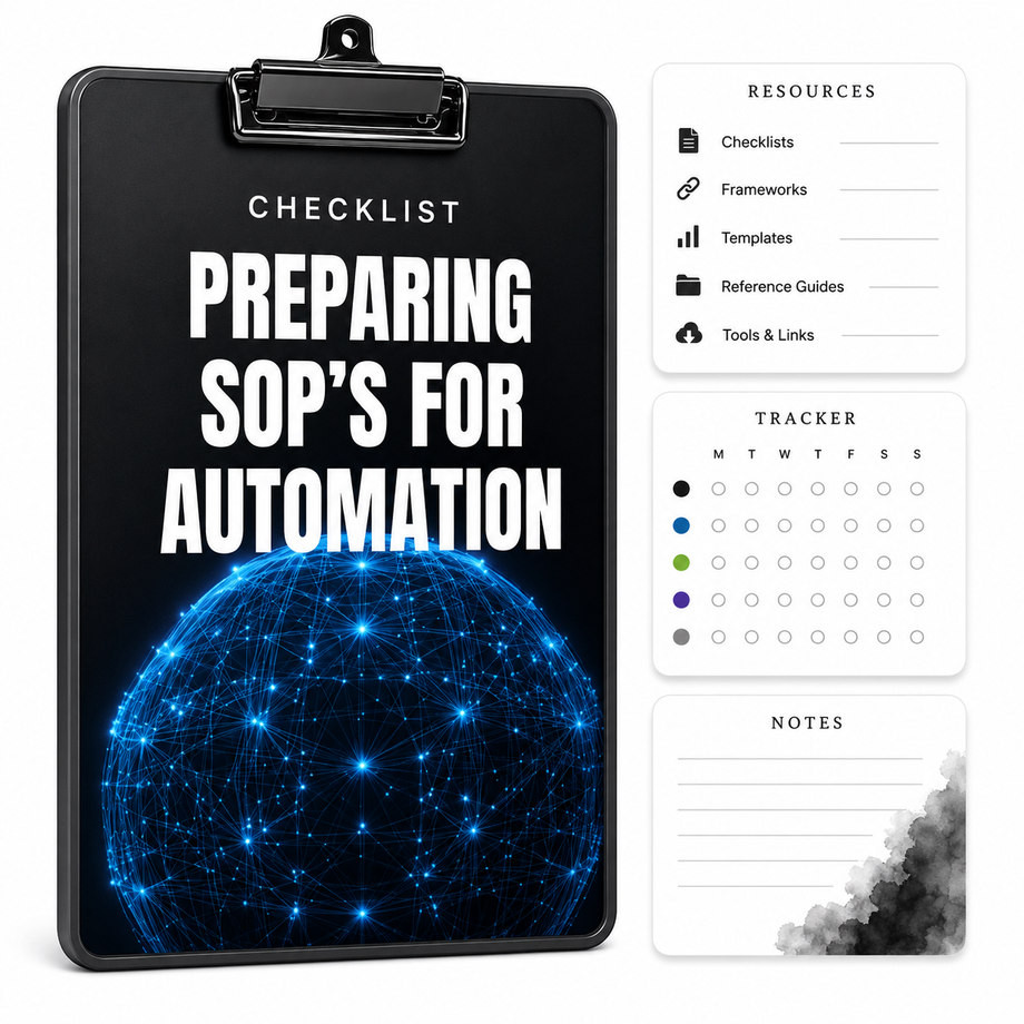 Preparing SOPs for Automation - Checklist