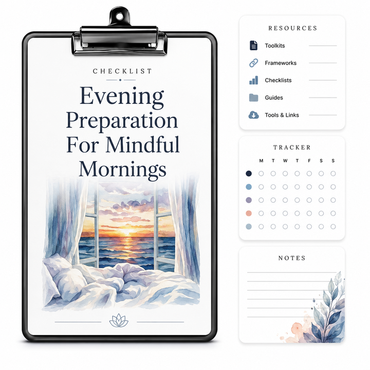 Evening Preparation for Mindful Mornings