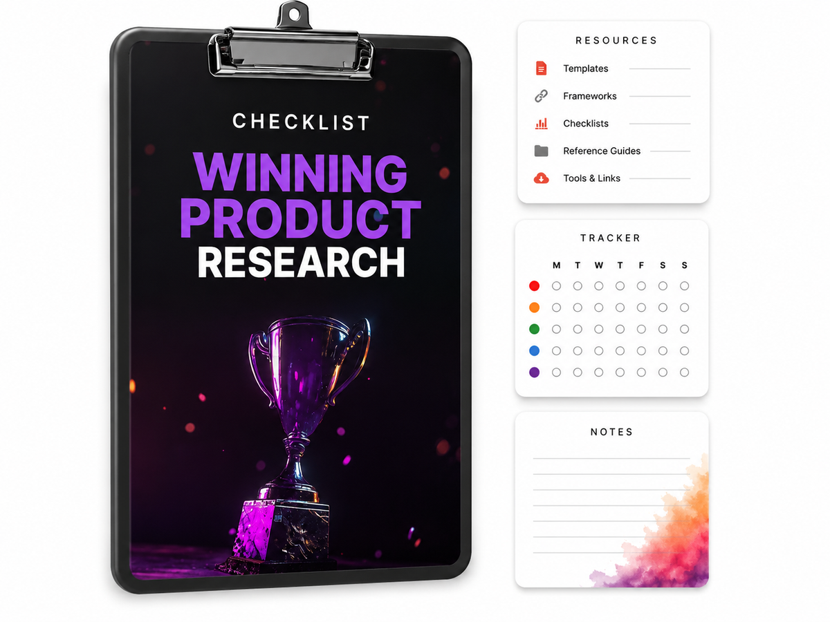 Winning Product Research - Checklist