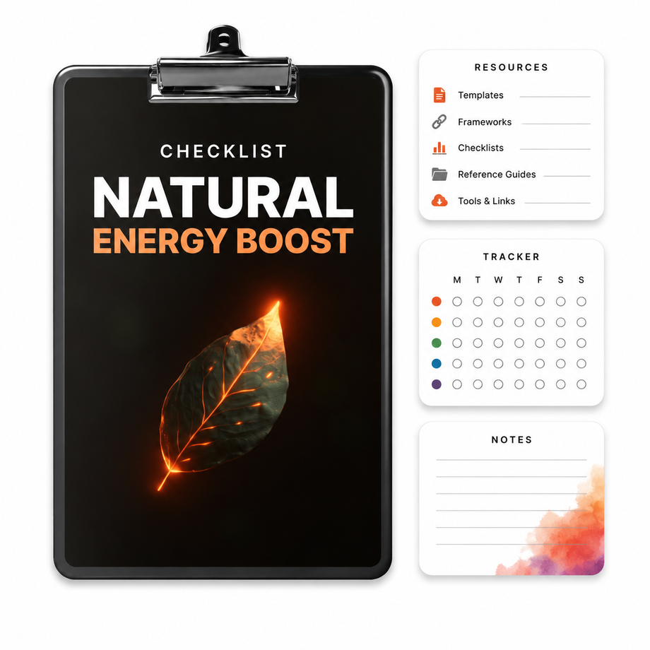 Natural Energy Boost - Checklist