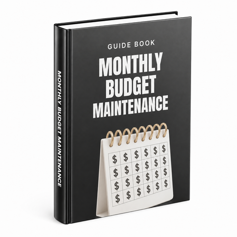 Monthly Budget Maintenance