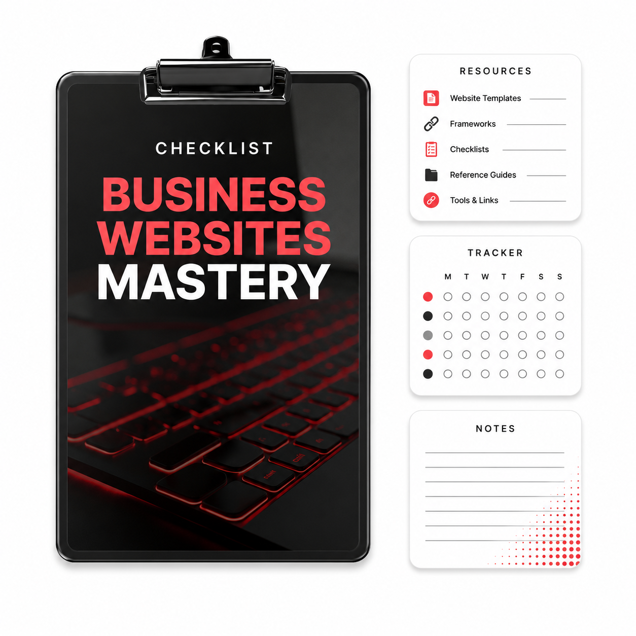 Business Websites Mastery checklist cover