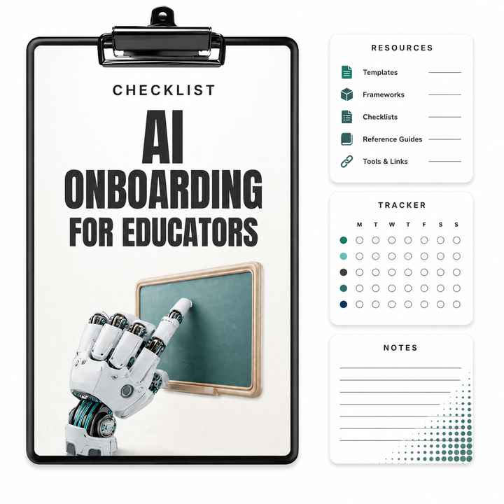 AI Onboarding for Educators checklist cover