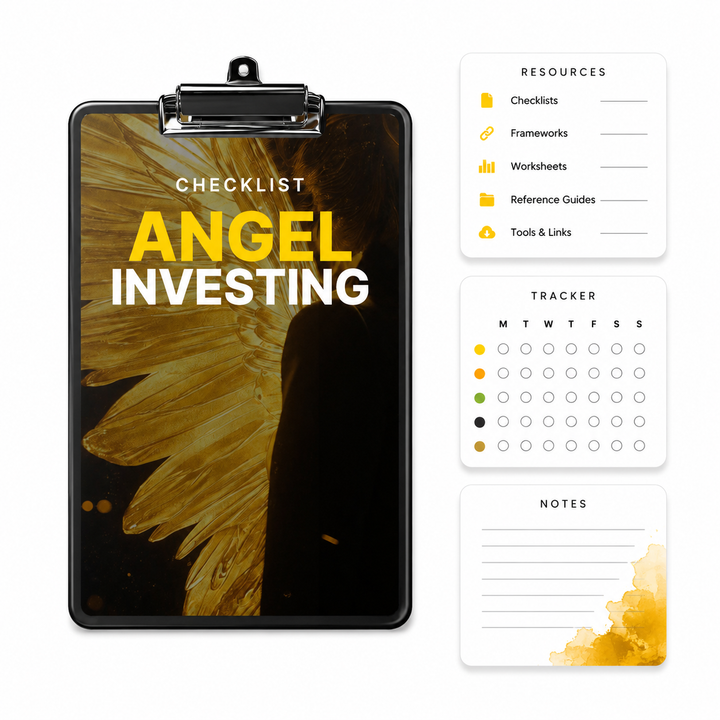 Angel Investing checklist cover