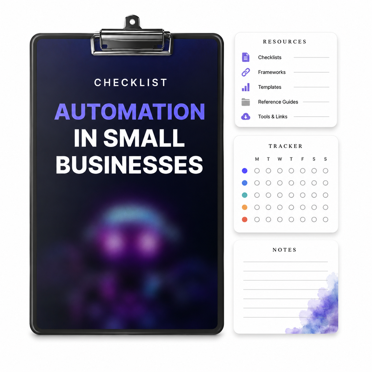 Automation in Small Businesses checklist cover