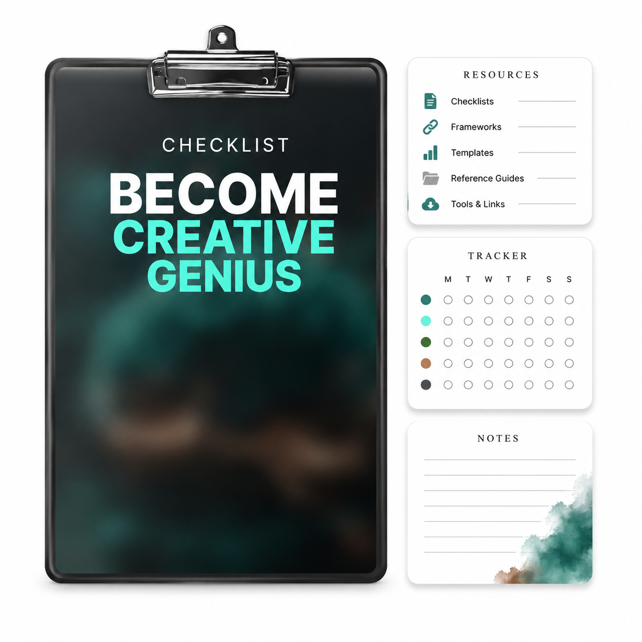 Become Creative Genius checklist cover