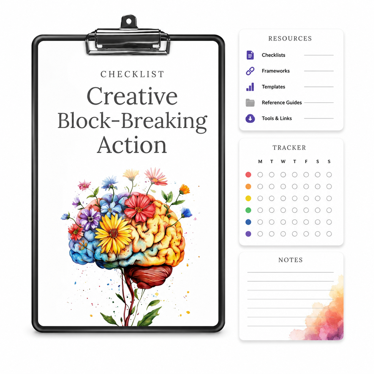 Creative Block-Breaking Action checklist cover