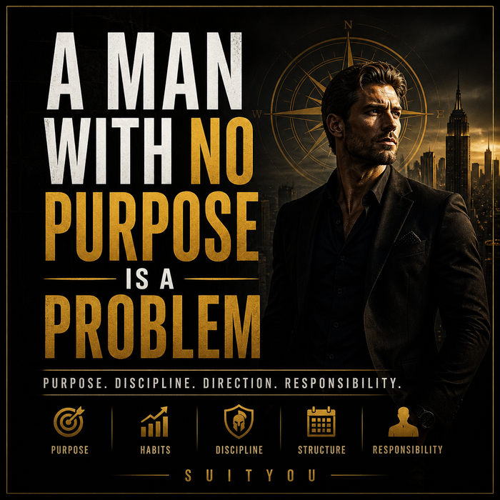 A Man With No Purpose Is A Problem