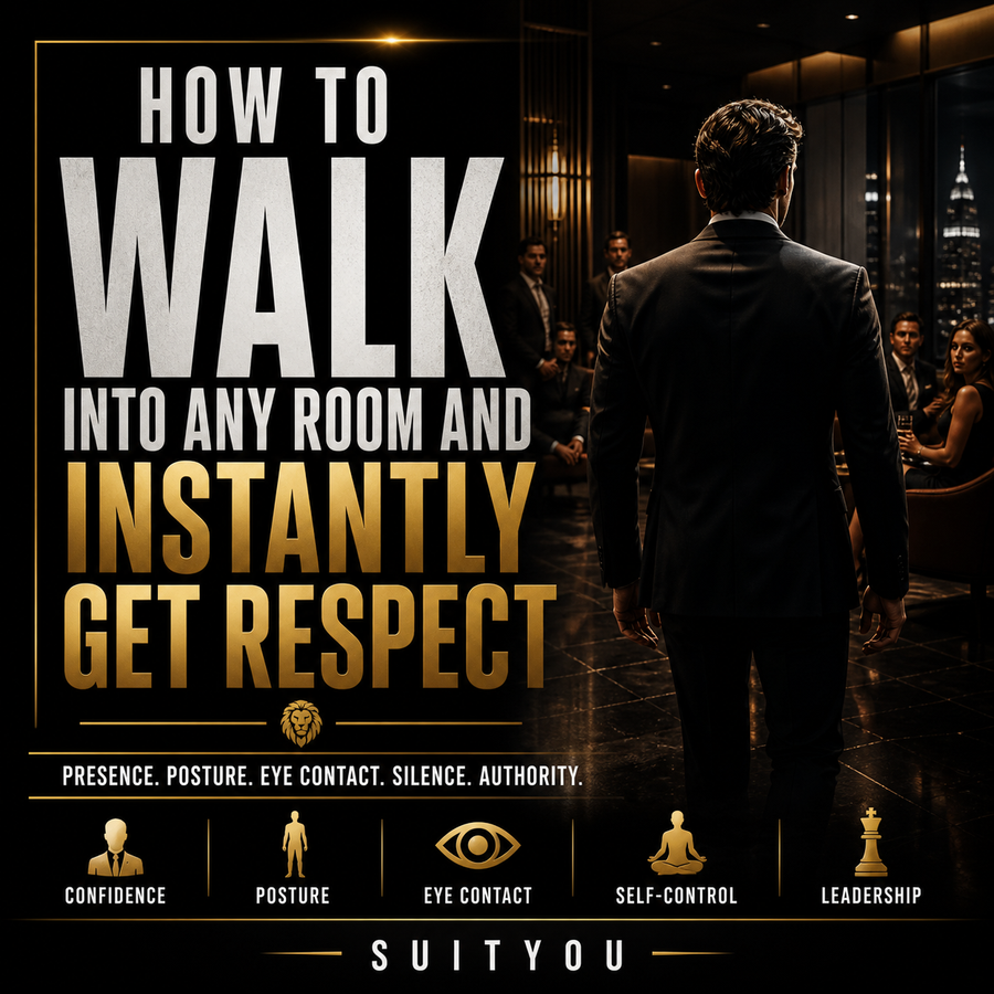 How to Walk Into Any Room and Instantly Get Respect