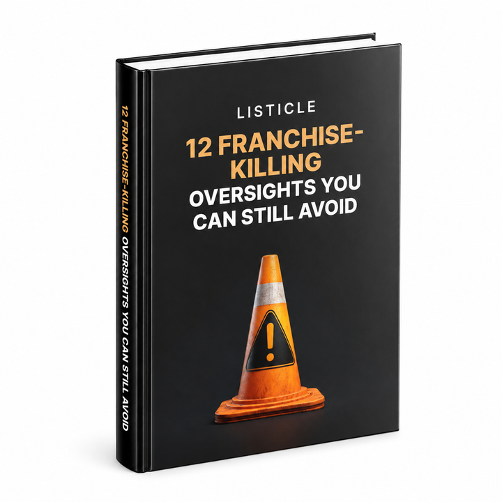 12 Franchise-Killing Oversights You Can Still Avoid ebook & guide cover