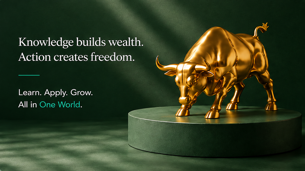 Gold bull representing the SuitYou Money and Business World